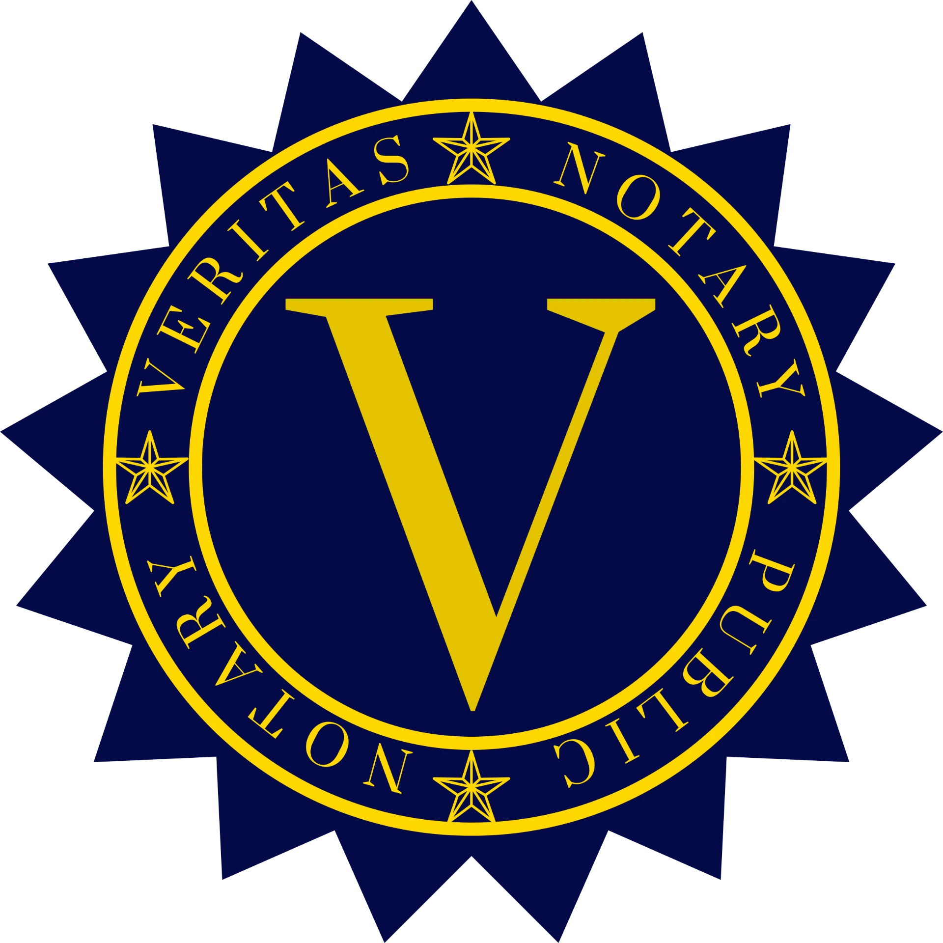 Veritas Notary Public seal